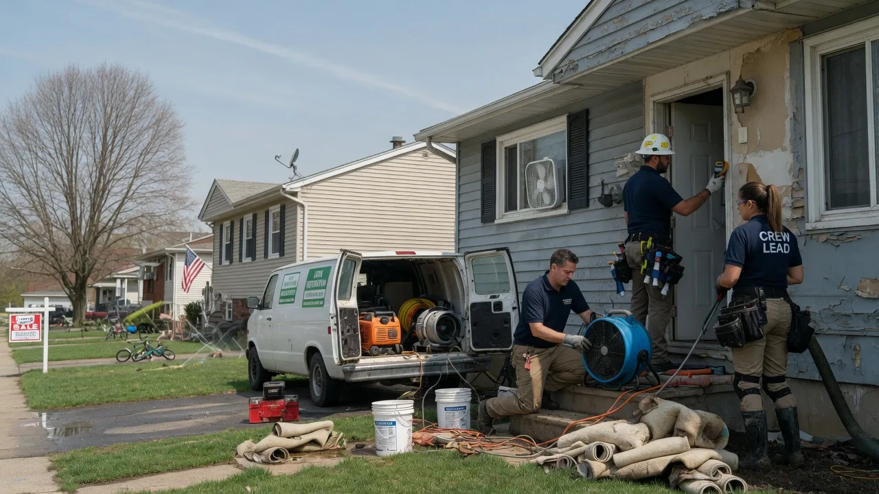 Flood Cleanup in Huron, OH near me